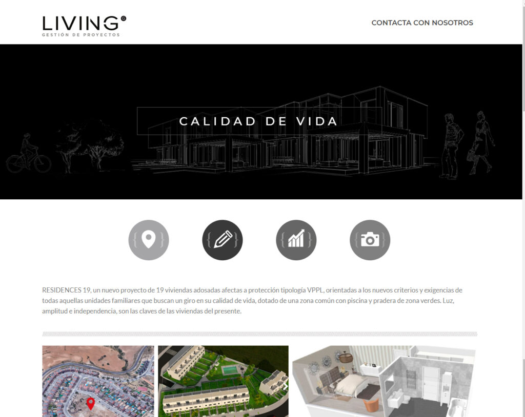 Modelo de web one page